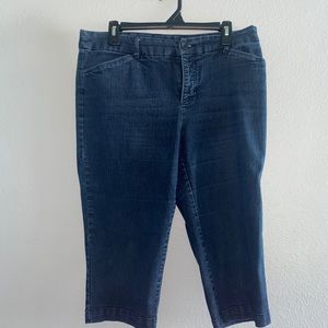 St johns bay capri jeans sz 16